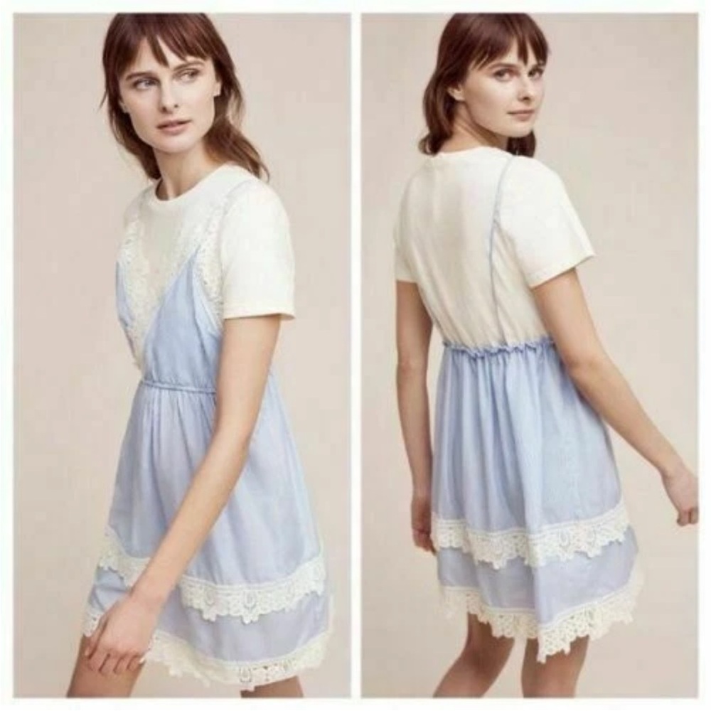 NEW Anthropologie   HD in Paris  Cevennes Slip Dress SIZE XL
